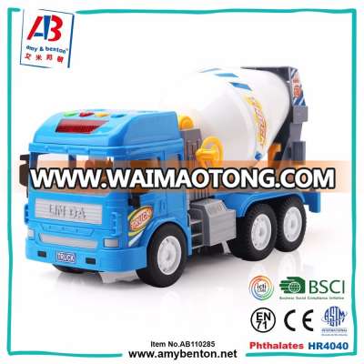 Hot Product Kids Plastic Friction Concrete Mixer Truck Toy for sale